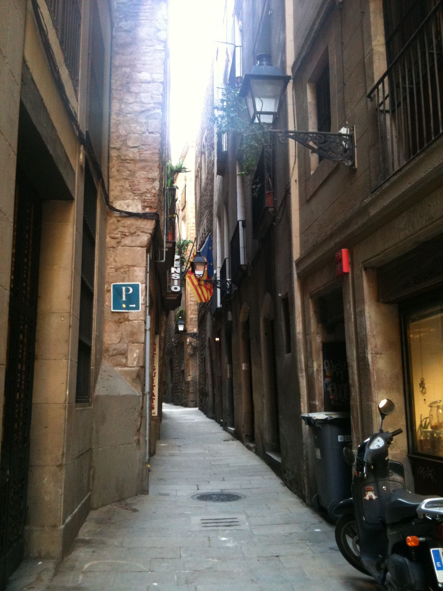 Calle Sant Domènech del Call, Barrio Gótico de Barcelona.