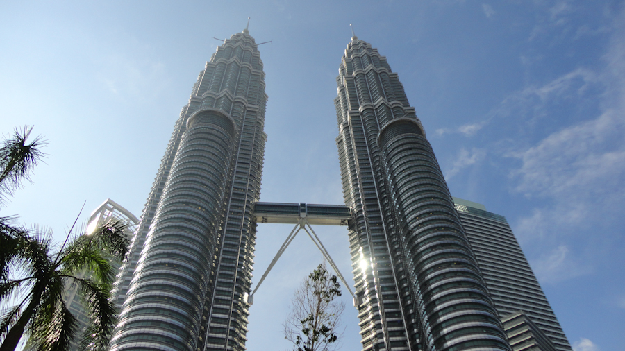 Las torres Petronas, icono de Kuala Lumpur.