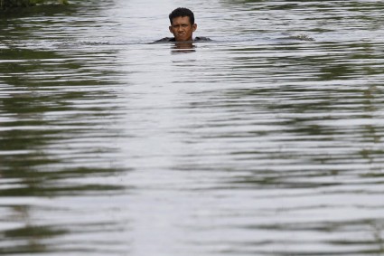 Literalmente, y por desgracia, Tailandia está con el agua al cuello.