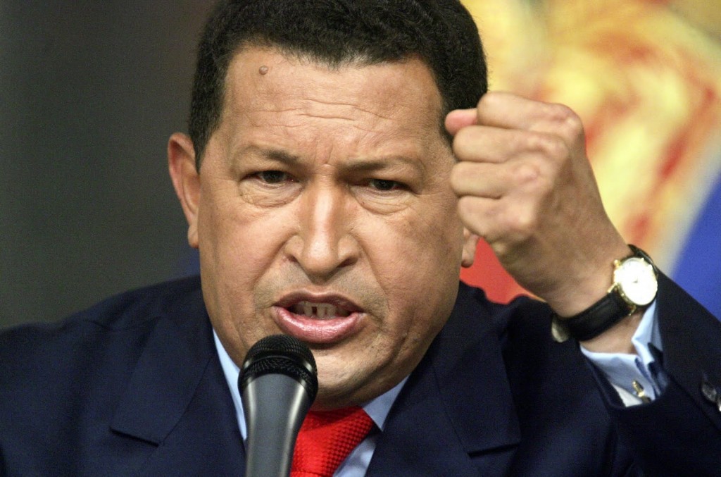 Hugo Chávez, presidente de Venezuela.