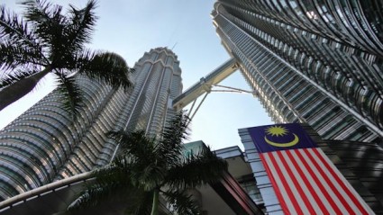 Las Torres Petronas en Kuala Lumpur.