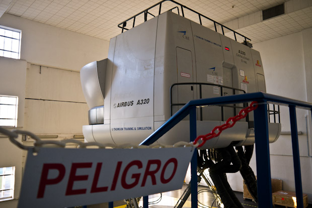 Simulador de vuelo A-320.