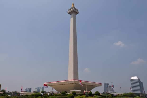 El Nasional Monumen, también conocido como la última eracción del presidente Sukarno.