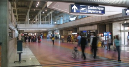 El Aeropuerto de Maiquetia Simón Bolívar.